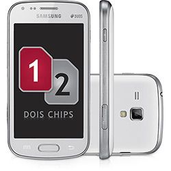 Smartphone Samsung Galaxy S Duos Desbloquedo Branco, Dual Ch